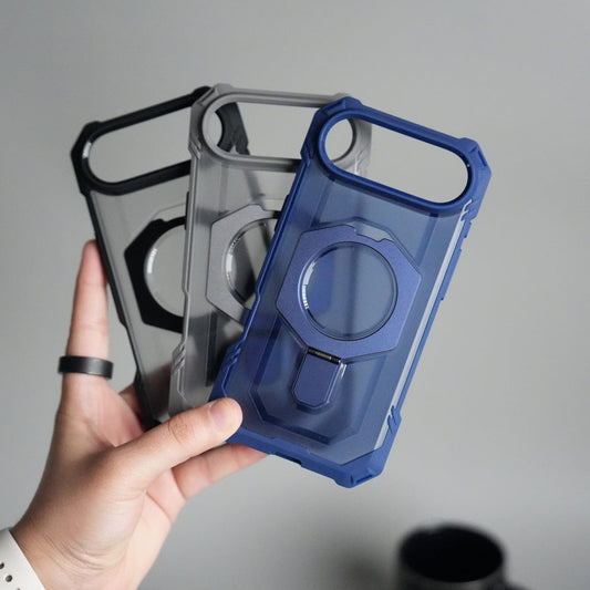 iPhone 17 Air â€“ Rugged Armor MagSafe Case with Metal Kickstand