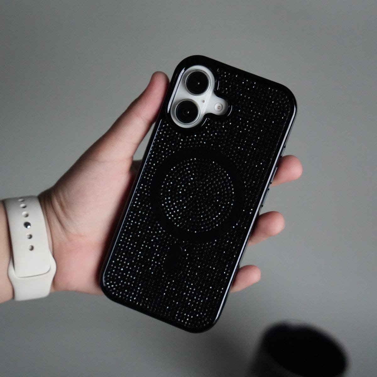 iPhone 17 Luxury Diamond Case Cover With MagSafe
