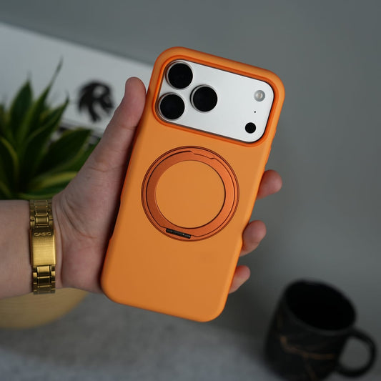 iPhone 17 Pro Matte Magnetic Ring Protective Case