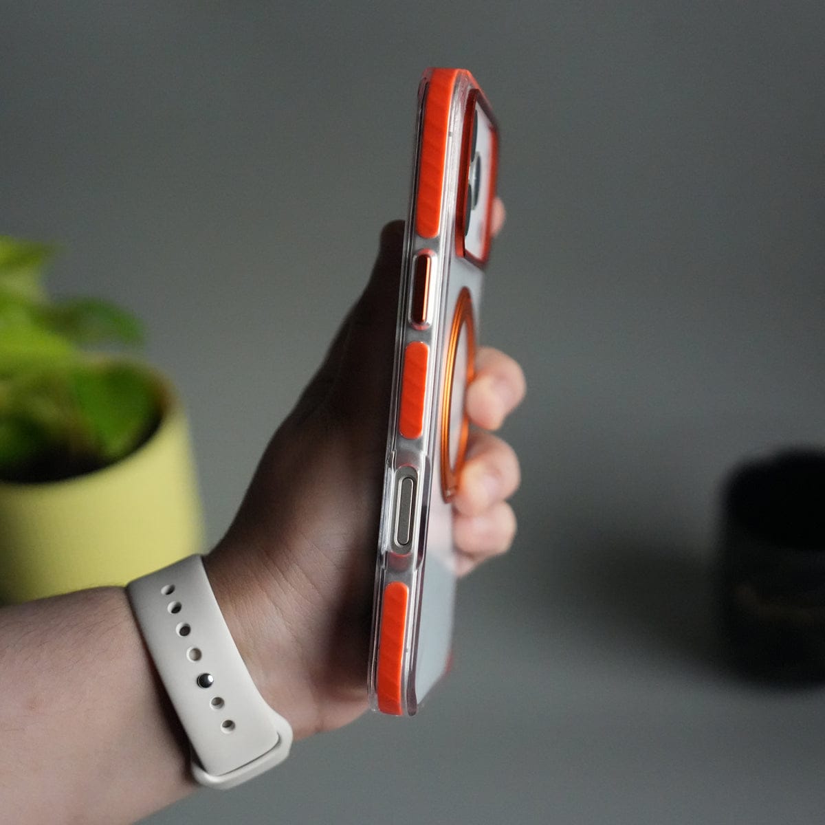iPhone 17 Pro Max ClearShield Metal Ring Stand MagSafe Case Cover