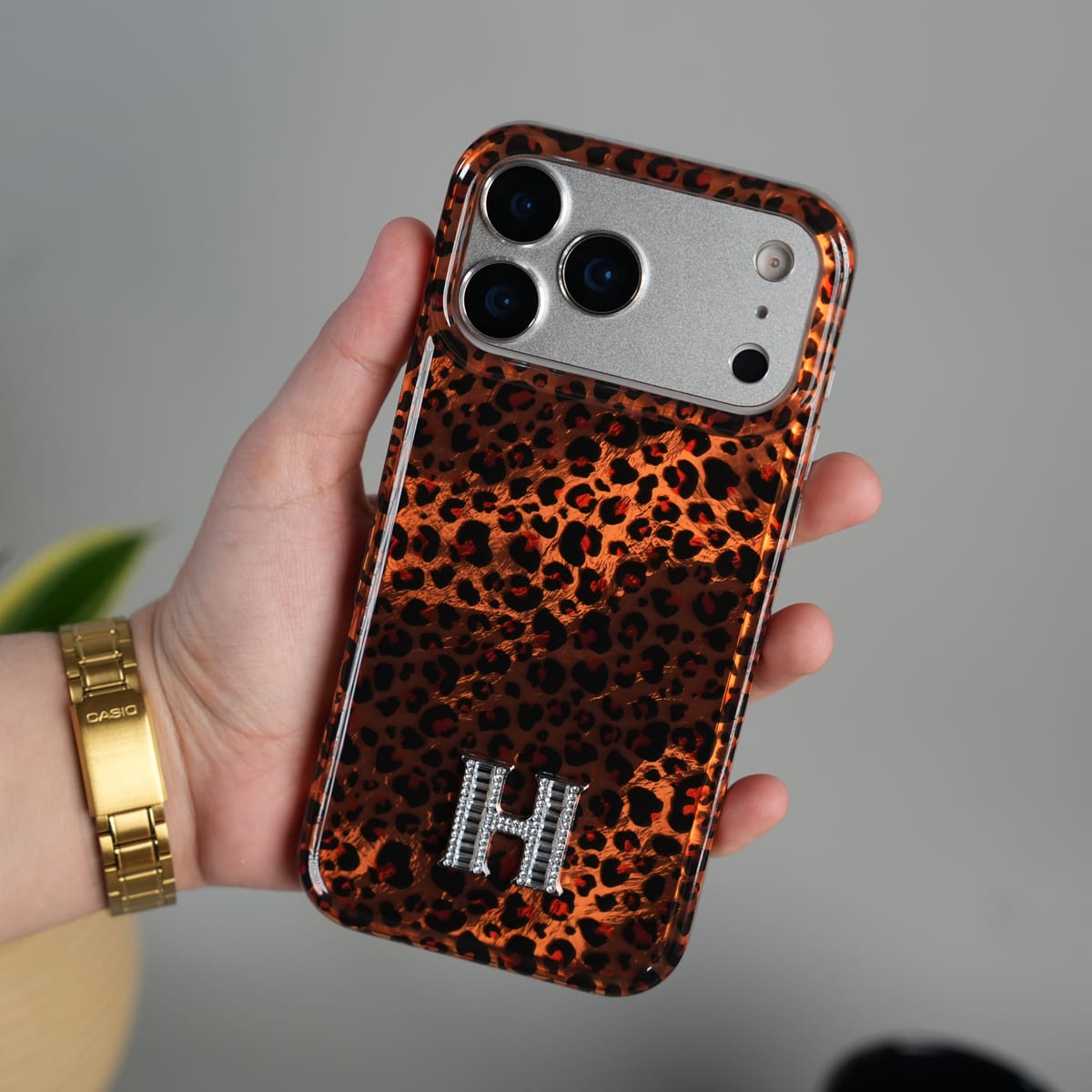 iPhone 17 Series Leopared Print Designer Fashion Case