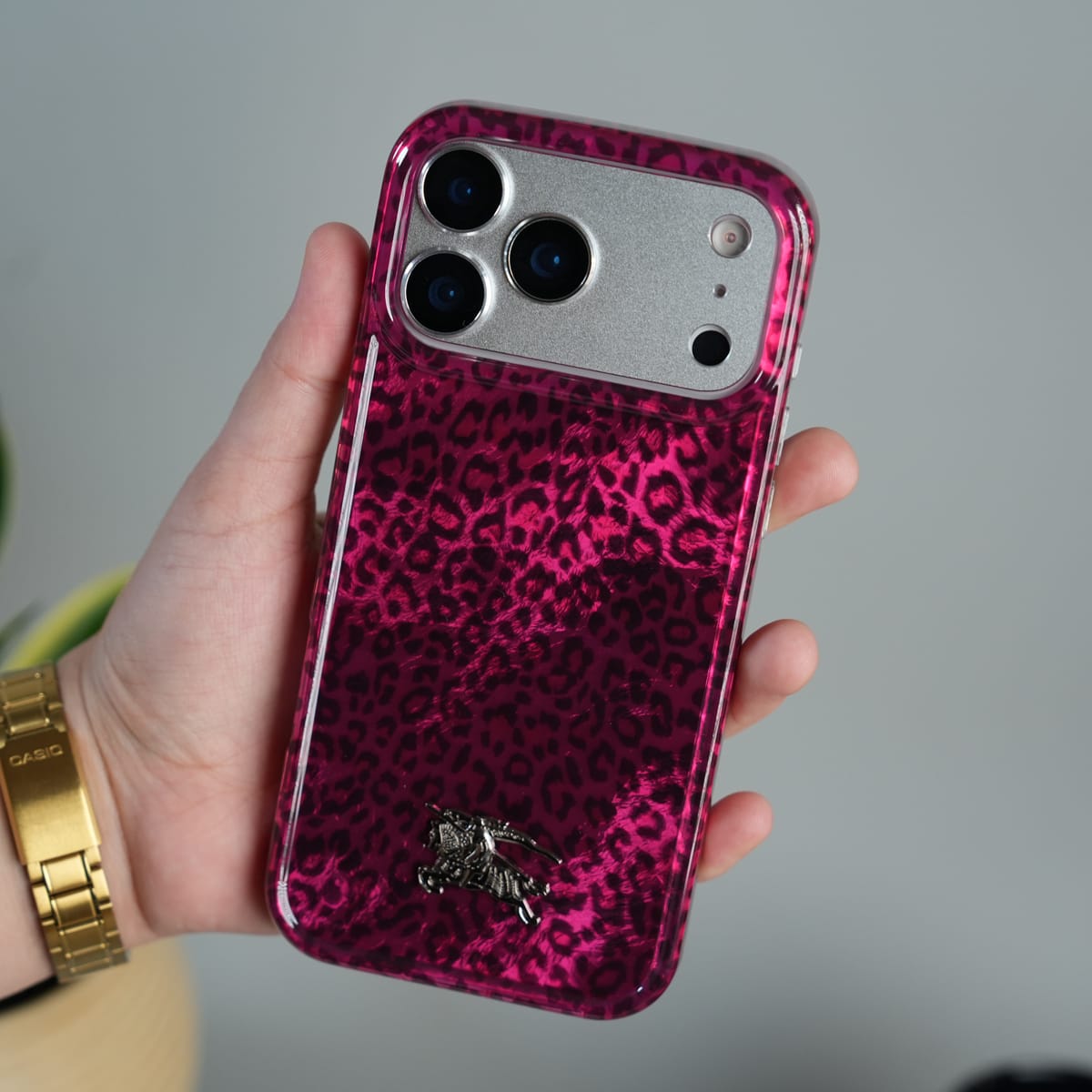 iPhone 17 Series Leopared Print Designer Fashion Case