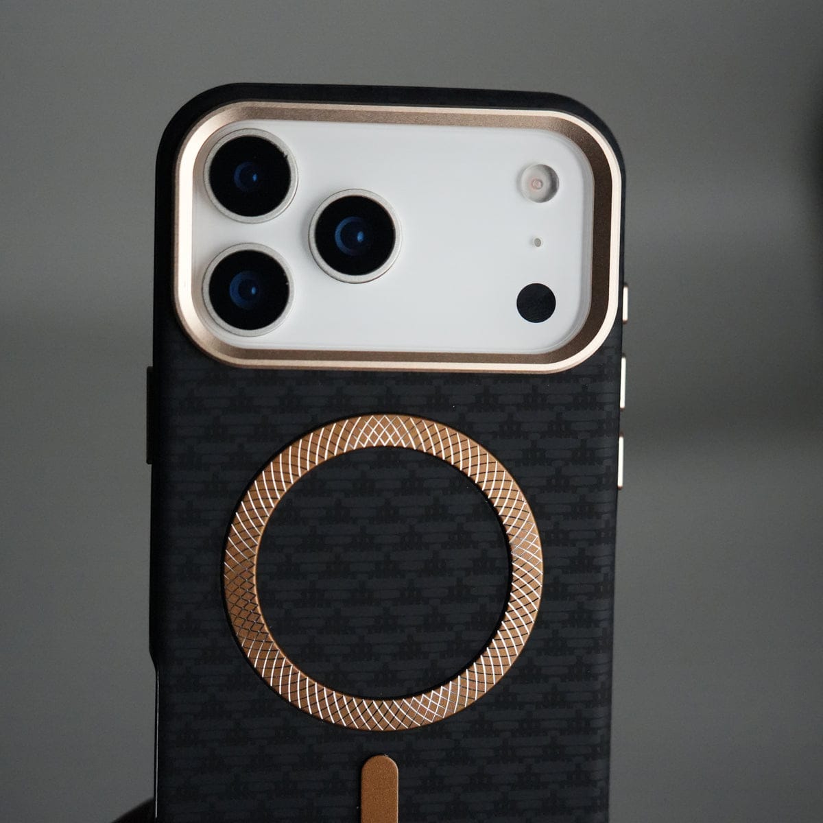 iPhone 17 Pro Max Elite Leather-Texture Case Cover