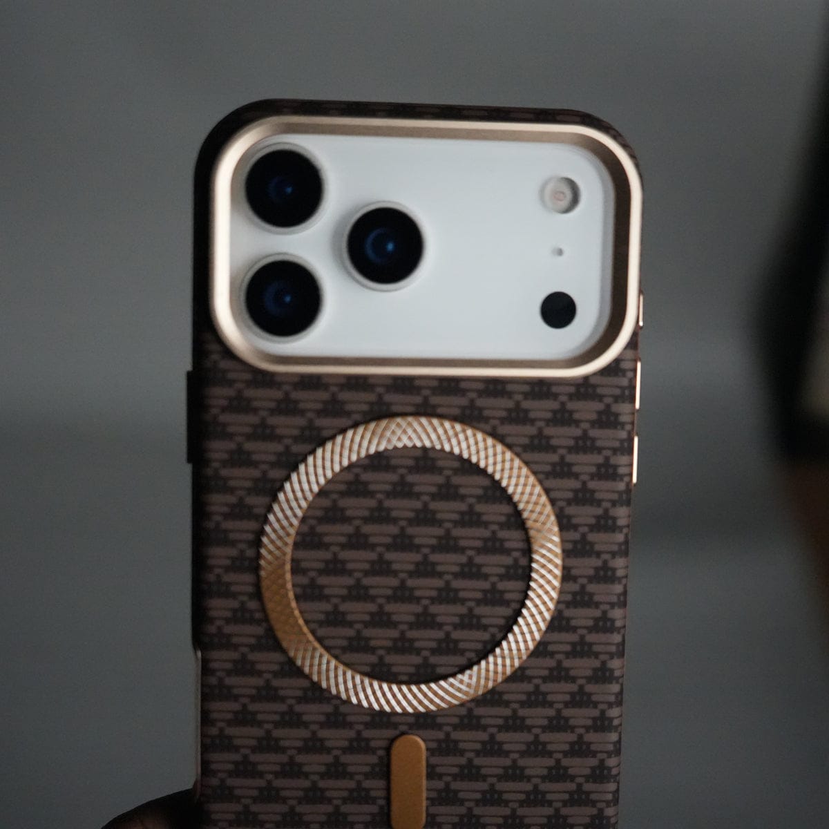 iPhone 17 Pro Max Elite Leather-Texture Case Cover