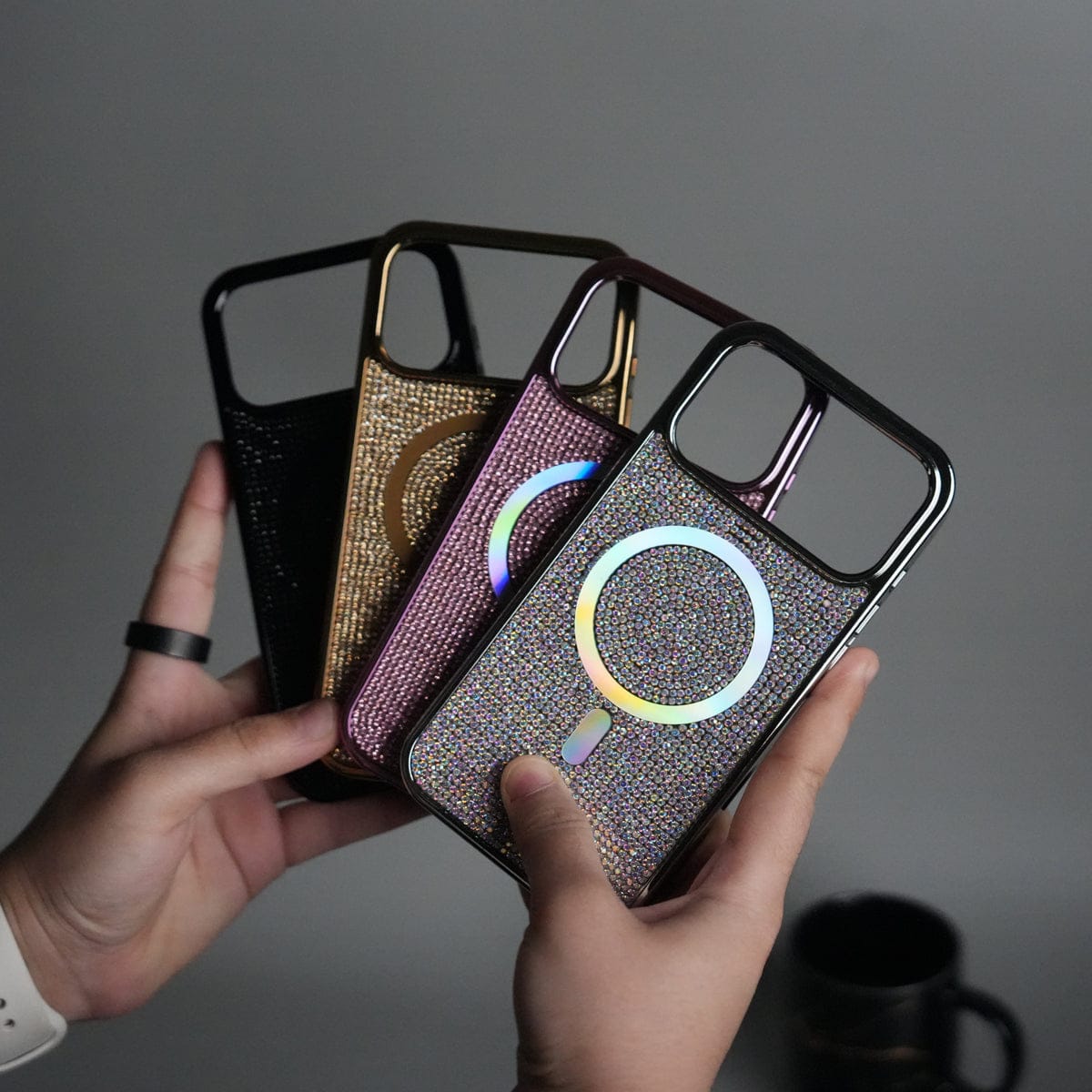 iPhone 17 Pro Luxury Diamond Case Cover