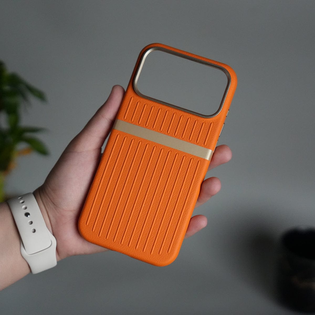 iPhone 17 Pro MagSafe Case | Premium Suitcase Textured Grip Cover with Metal Camera Bumper