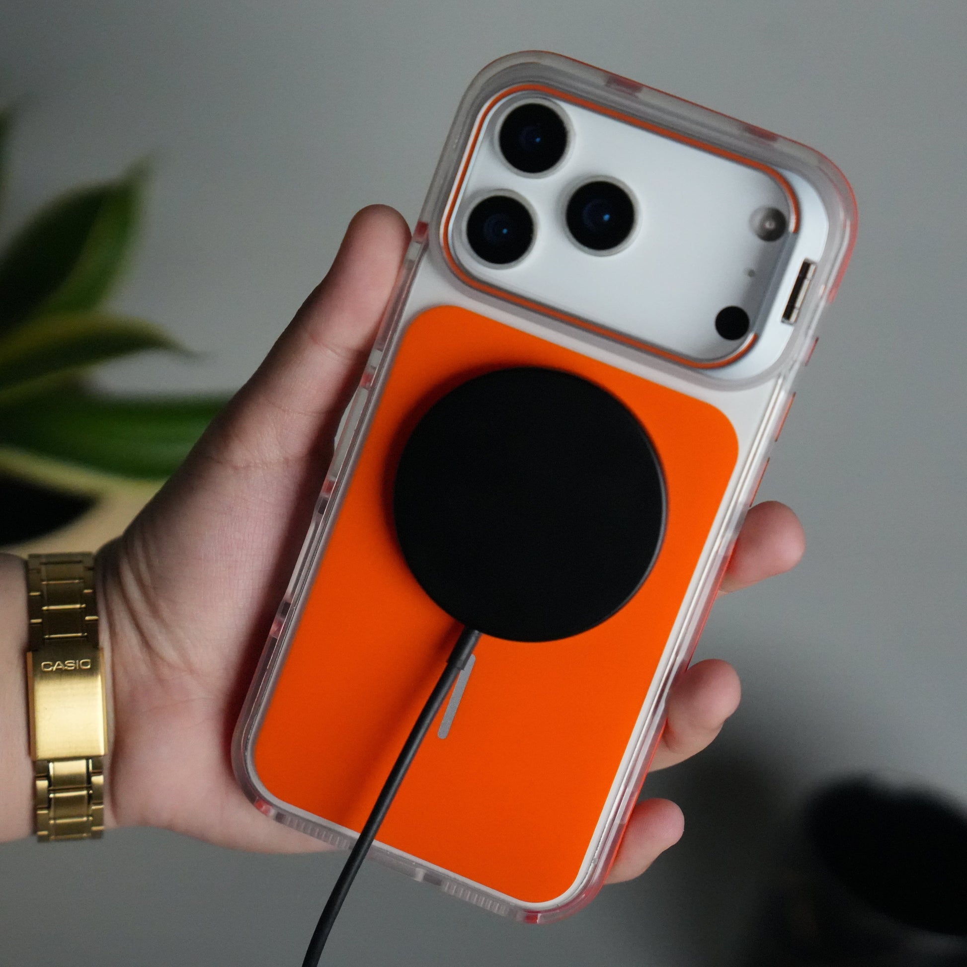 iPhone 17 Pro Max MagSafe Case with Metal Camera Stand | Slim & Shockproof Protection
