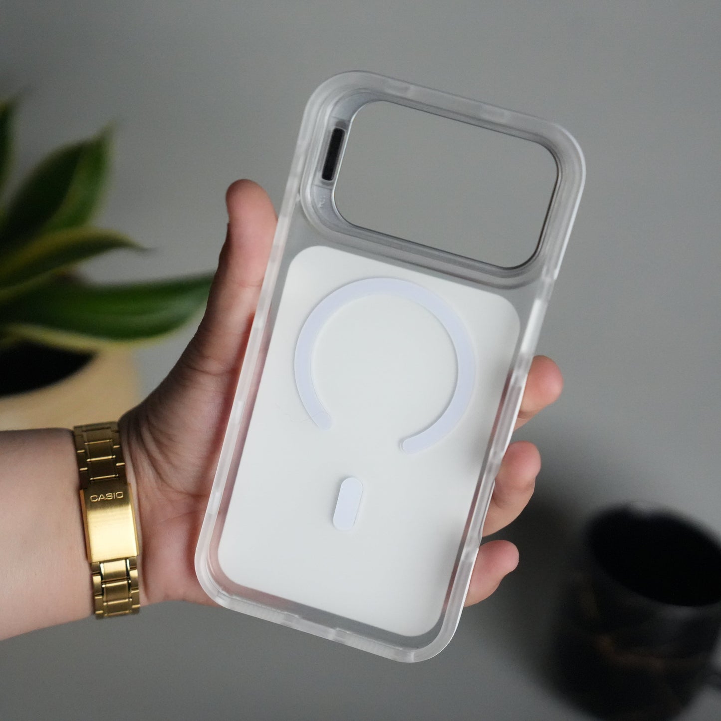iPhone 17 Pro Max MagSafe Case with Metal Camera Stand | Slim & Shockproof Protection