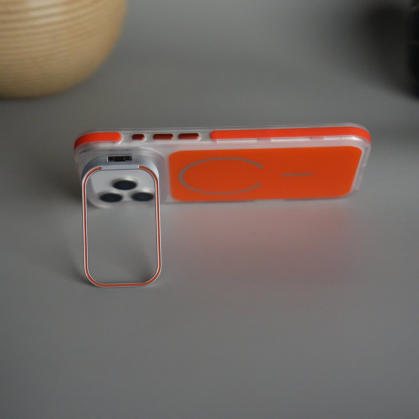 iPhone 17 Pro MagSafe Case with Metal Camera Stand | Slim & Shockproof Protection