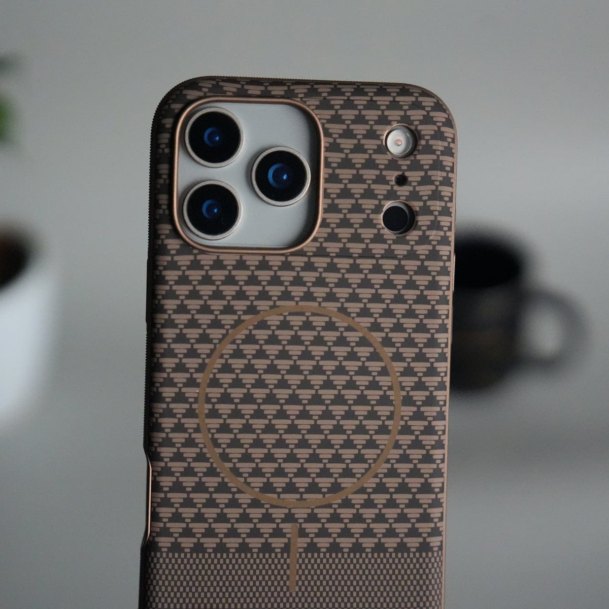 iPhone 17 Pro Woven Pattern MagSafe Case for  | Textured Grip | Shockproof Protection