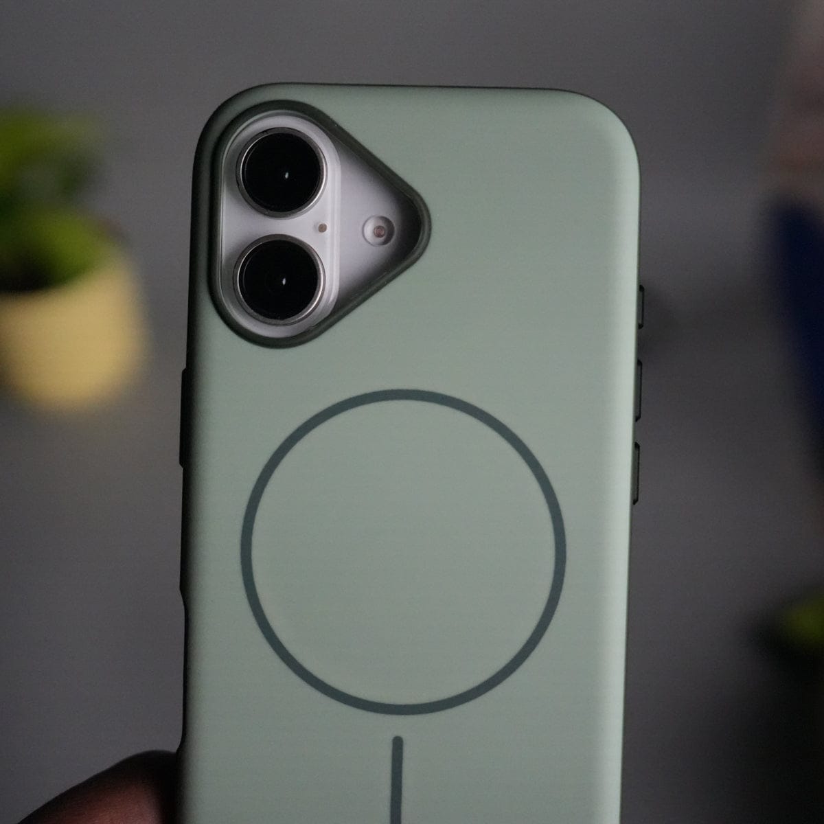 iPhone 17 Soft Touch MagSafe Case | Matte Finish with Color Camera Frame