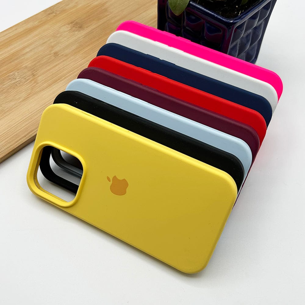 iPhone 15 Series Liquid Silicone Case Cover Baby Blue