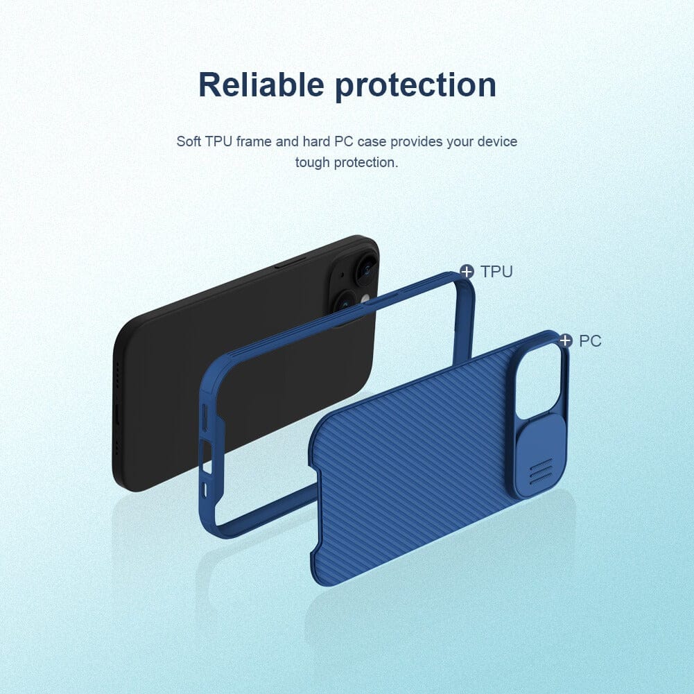 iPhone 15 Plus Nillkin CamShield Pro Case Cover Black