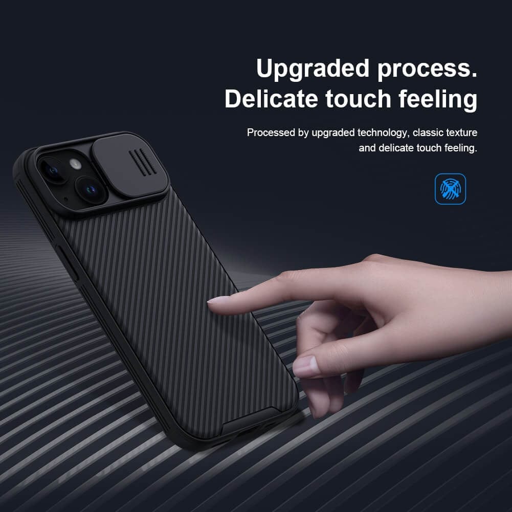 iPhone 15 Plus Nillkin CamShield Pro Case Cover Black