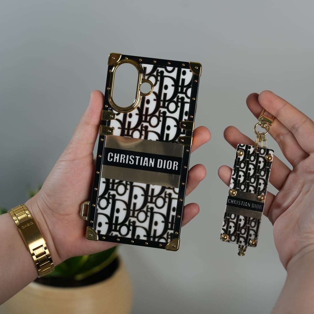 iPhone Luxury CD Trunk Case Cover With Chain