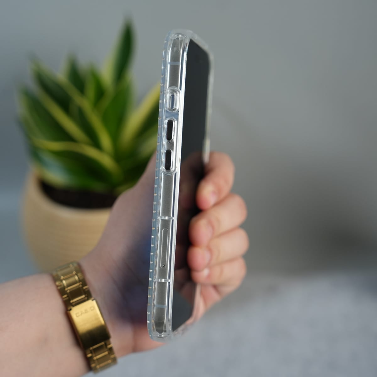 iPhone Luxury 3D Oil Painting Floral Design Glitter Lens Protection Stand Cover | Green
