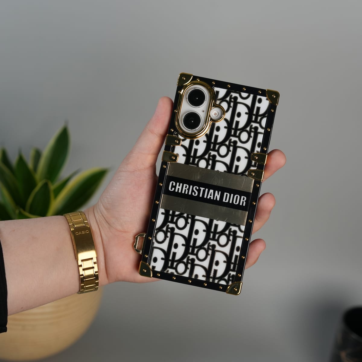 iPhone Luxury CD Trunk Case Cover With Chain