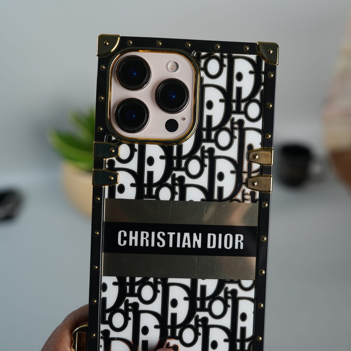 iPhone Luxury CD Trunk Case Cover With Chain