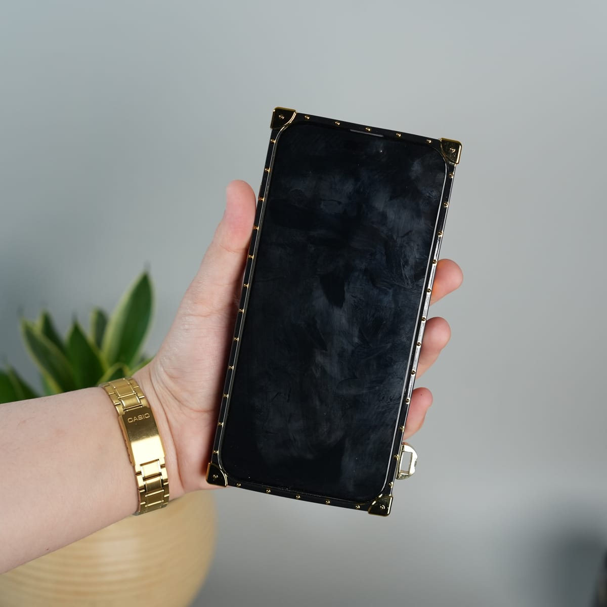 iPhone Luxury CD Trunk Case Cover With Chain