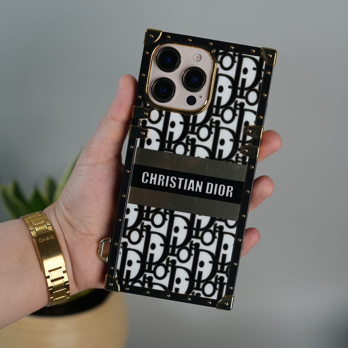 iPhone Luxury CD Trunk Case Cover With Chain