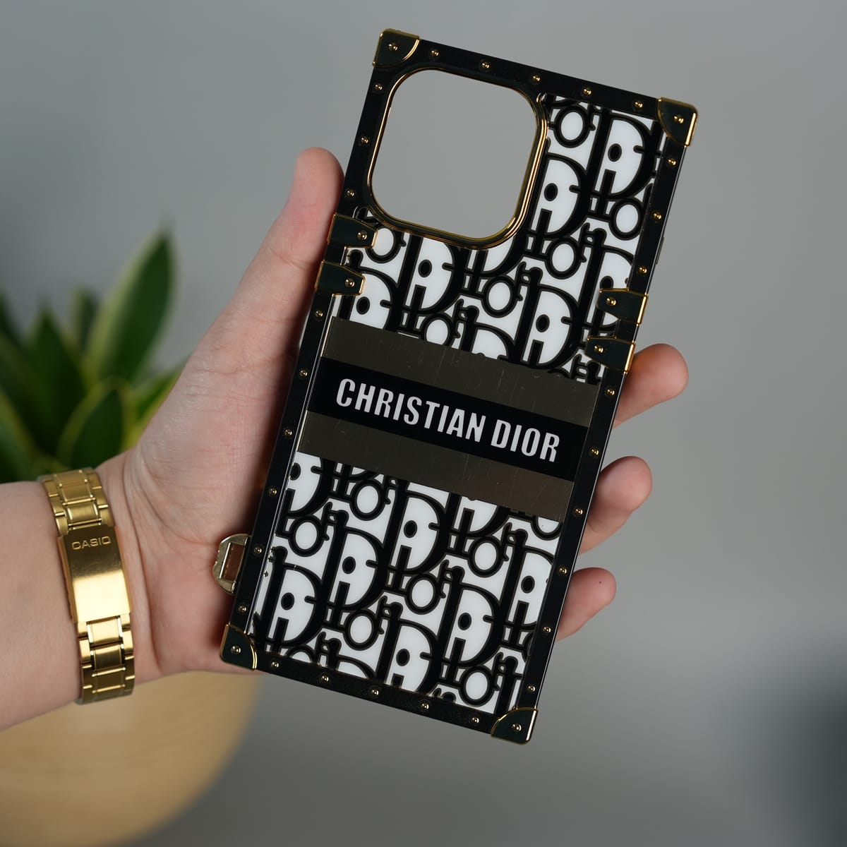 iPhone Luxury CD Trunk Case Cover With Chain