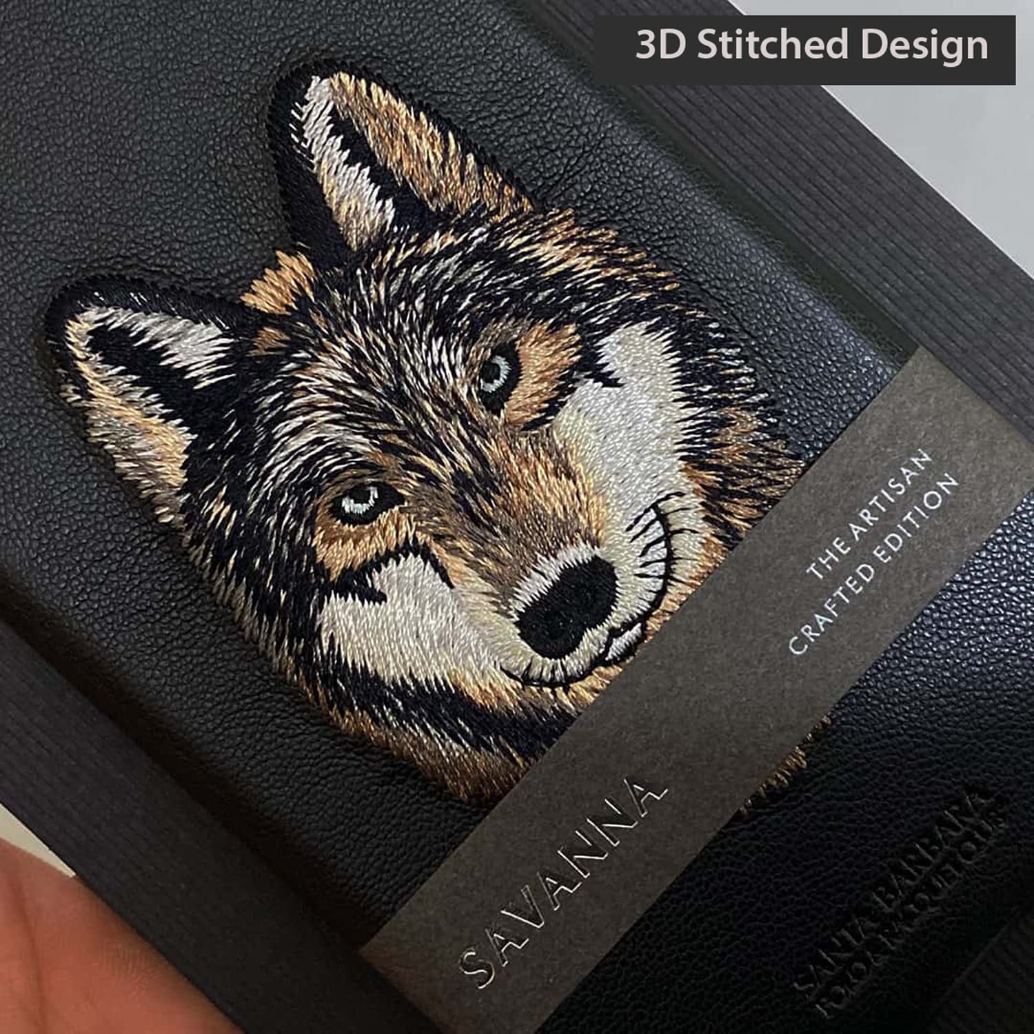 iPhone Luxury Santa Barbara Leather Savana Series Wolf Back Cover