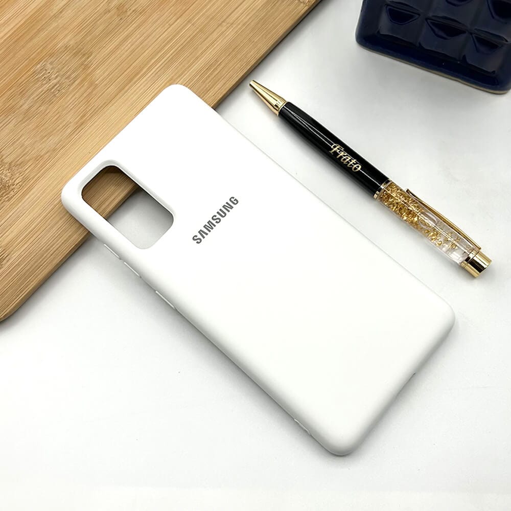 Samsung Galaxy S21 FE Liquid Silicone Case Cover White