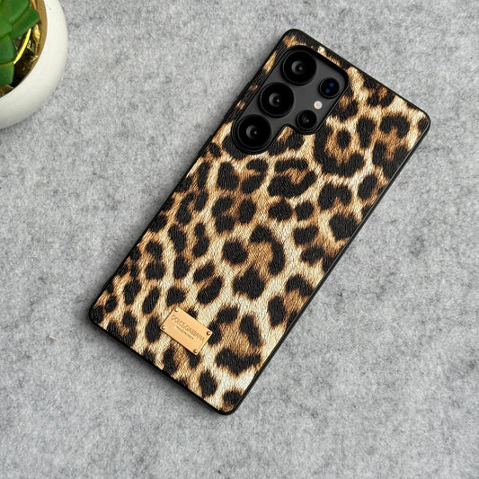 Samsung Galaxy S25 Ultra Luxury DG Leopard Pattern Case Cover