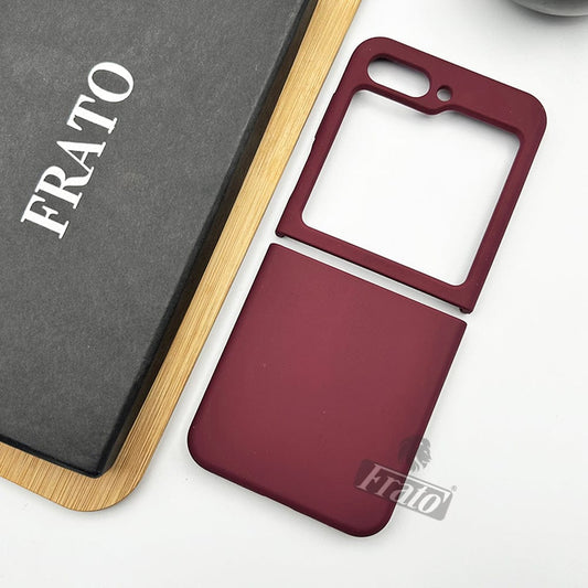 Samsung Galaxy Z Flip 5 Liquid Silicone Case Cover (Marsala)