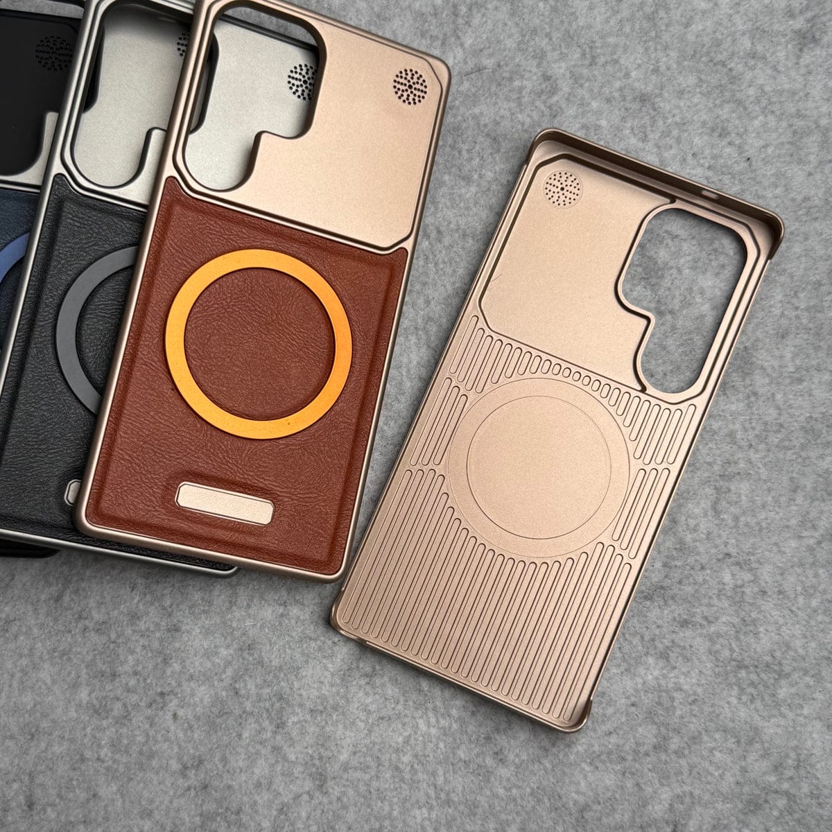 Galaxy S24 Ultra Cover Frameless PU Leather Case