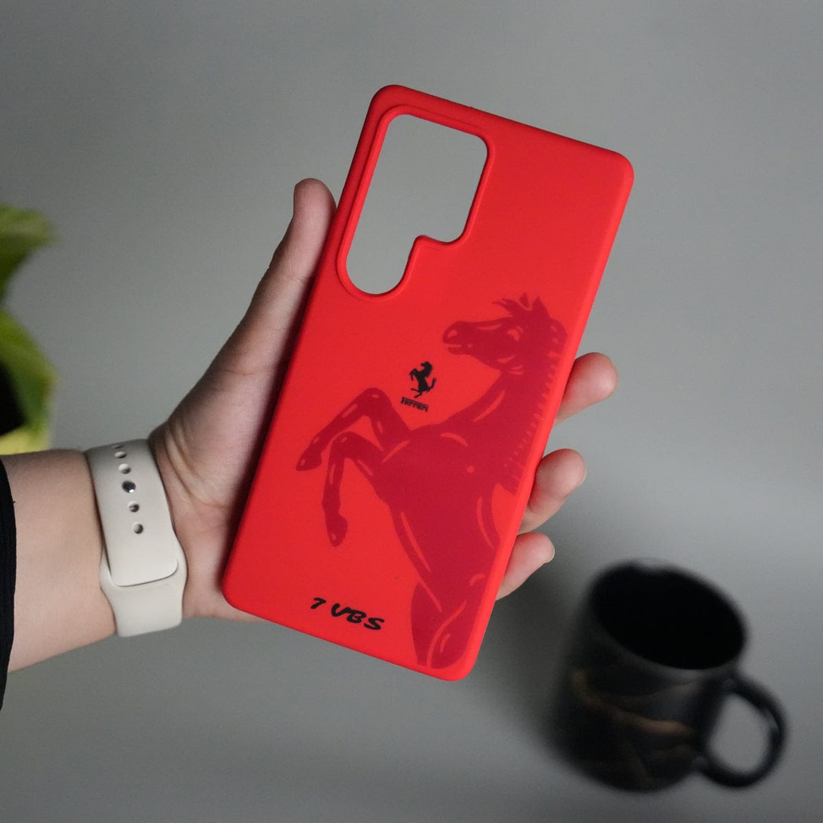 Galaxy S24 Ultra FR V8 Series Design Silicone Protective Case Cover