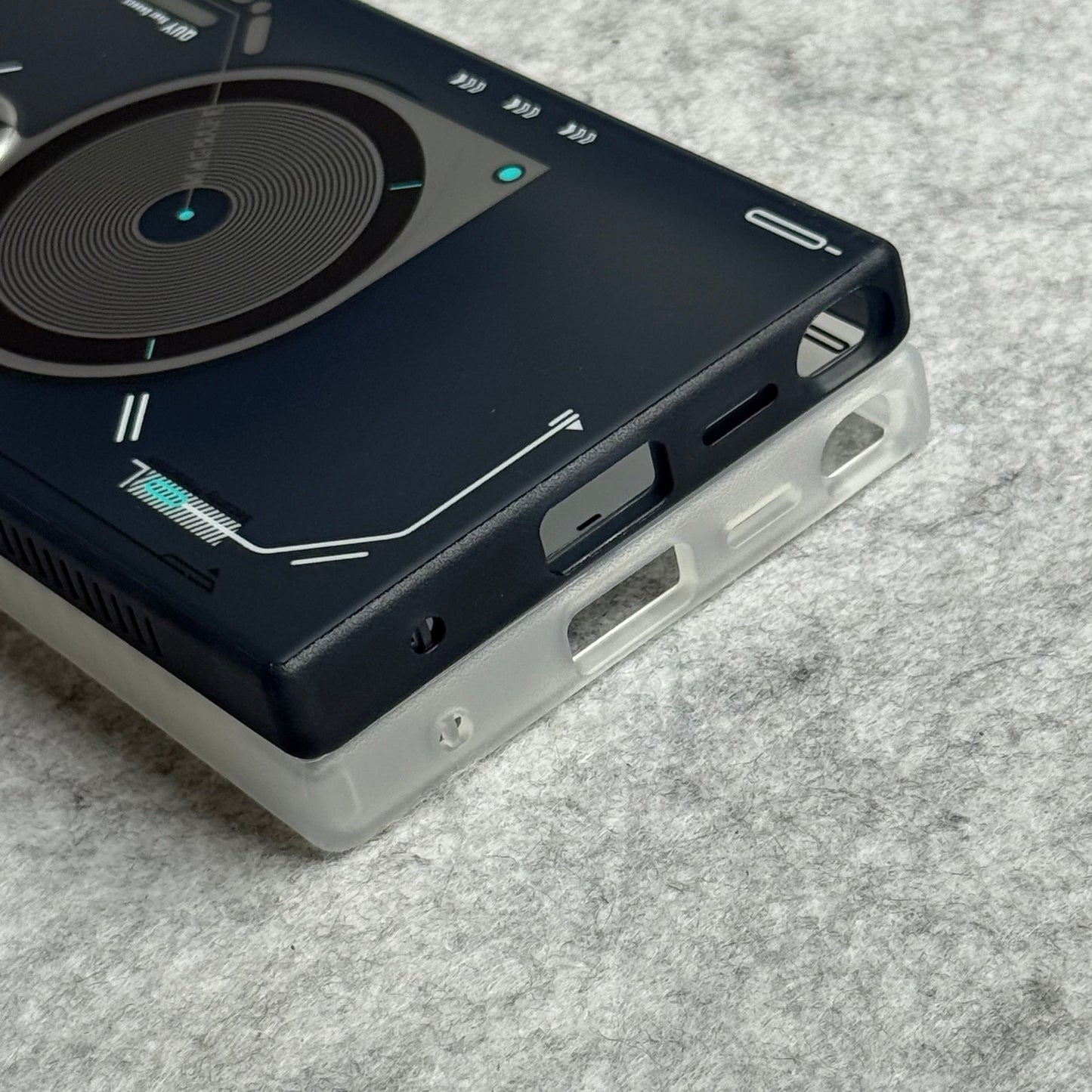 Galaxy S24 Ultra Magsafe Matte Futuristic Design Magnetic MagSafe Charging Case