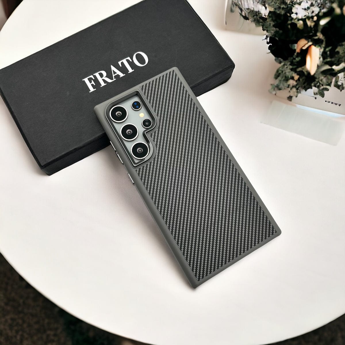 Samsung Galaxy S24 Ultra Premium Carbon Fiber Texture Case Cover