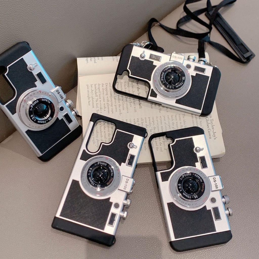 samsung Galaxy S24 Ultra 3D Retro Vintage Camera Case Cover