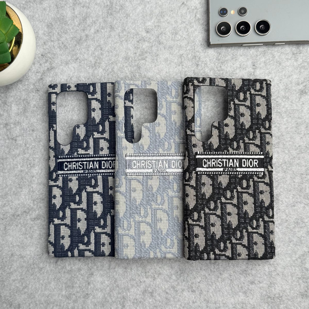 Samsung Galaxy S24 Ultra Luxury CD Brand Design Case Cover