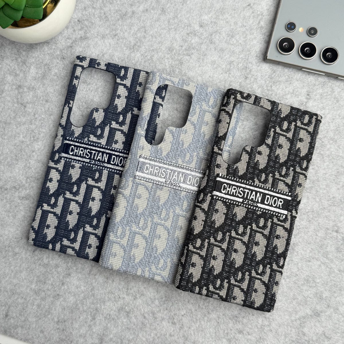 Samsung Galaxy S24 Ultra Luxury CD Brand Design Case Cover