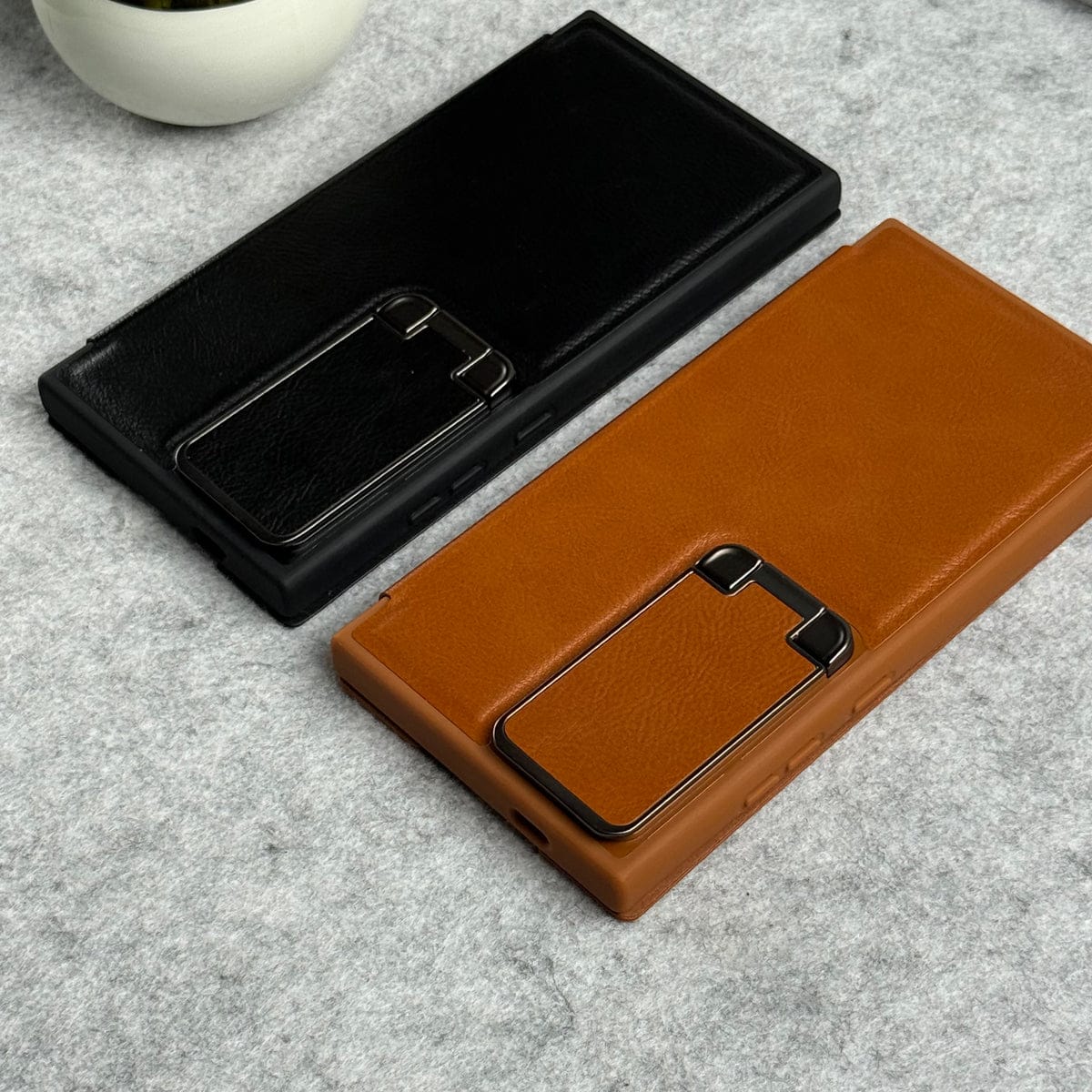 Samsung Galaxy Ultra Series Flip Case With Metal Camera Stand