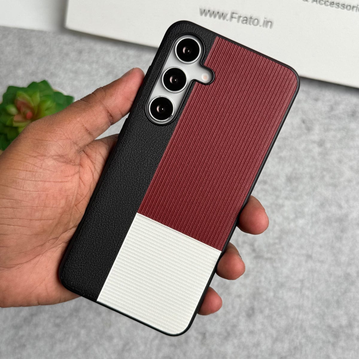 Galaxy S25 Classic Three Colors Shade Case Cover