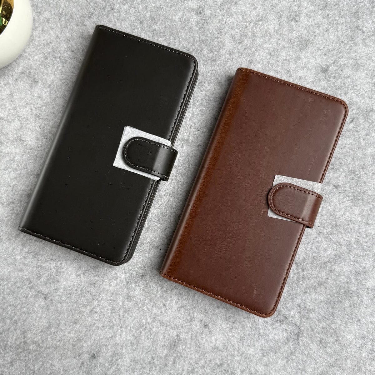 Samsung Galaxy S25 Edge Leather Flip 2 in 1 Detachable Front and Back Wallet Case Cover