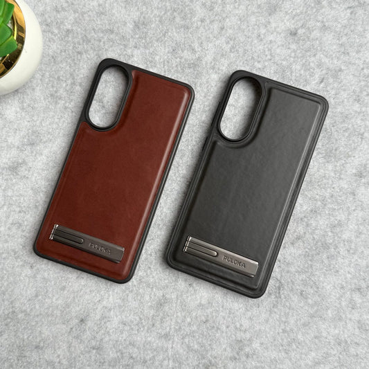 Samsung Galaxy S25 Edge PU Leather Inbuilt Stand Case Cover