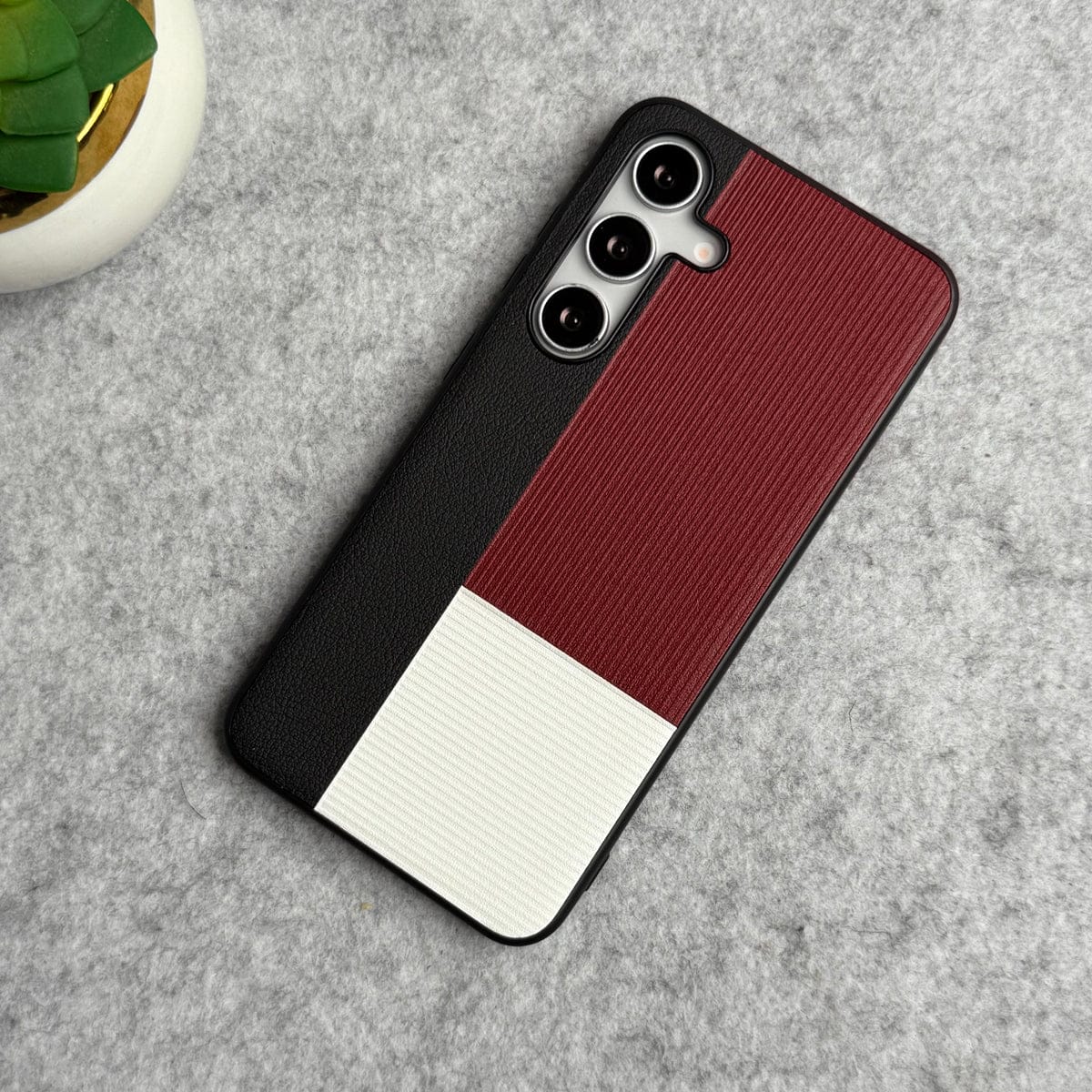 Galaxy S25 Classic Three Colors Shade Case Cover
