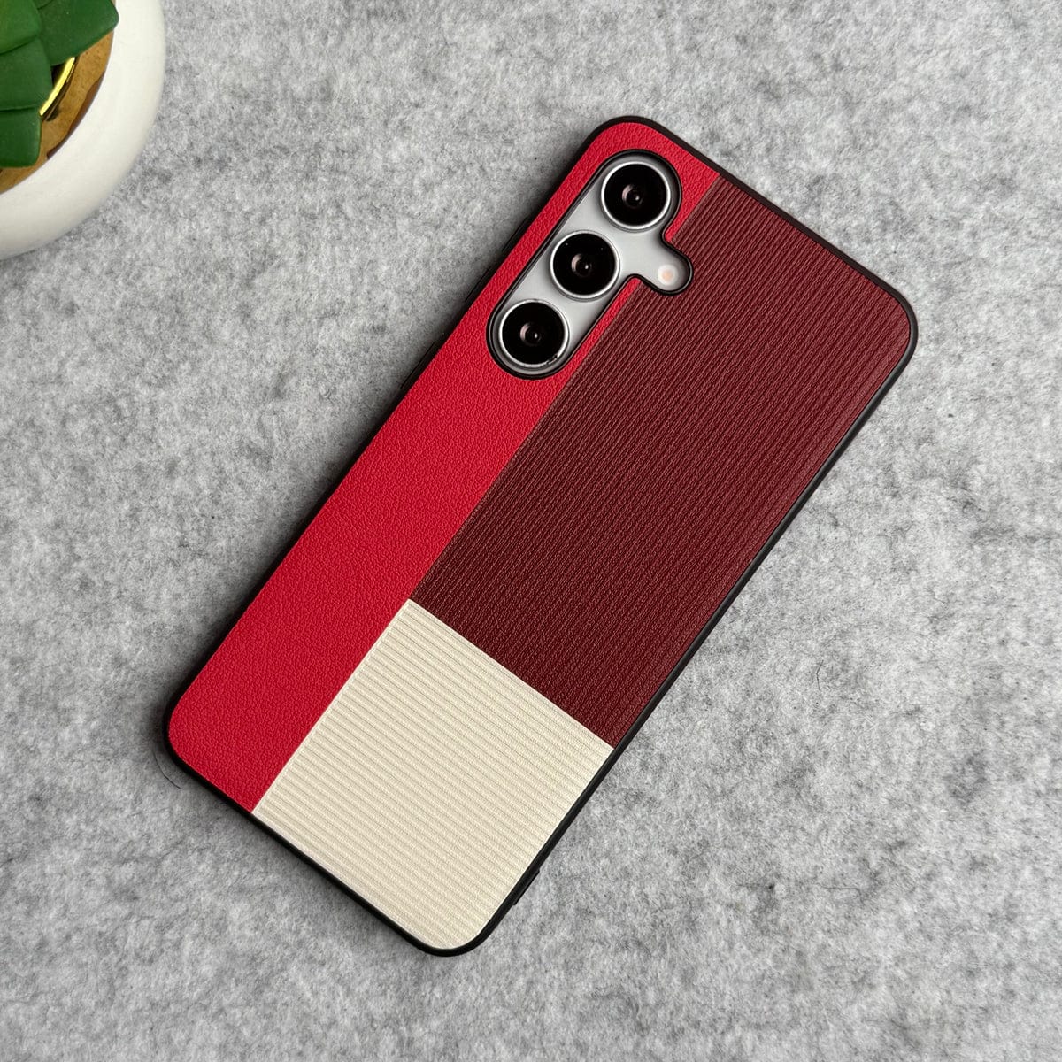 Galaxy S25 Classic Three Colors Shade Case Cover