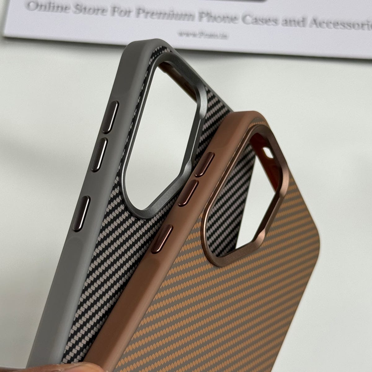 Samsung Galaxy S24 Carbon Fiber Design Metal camera Bump Case