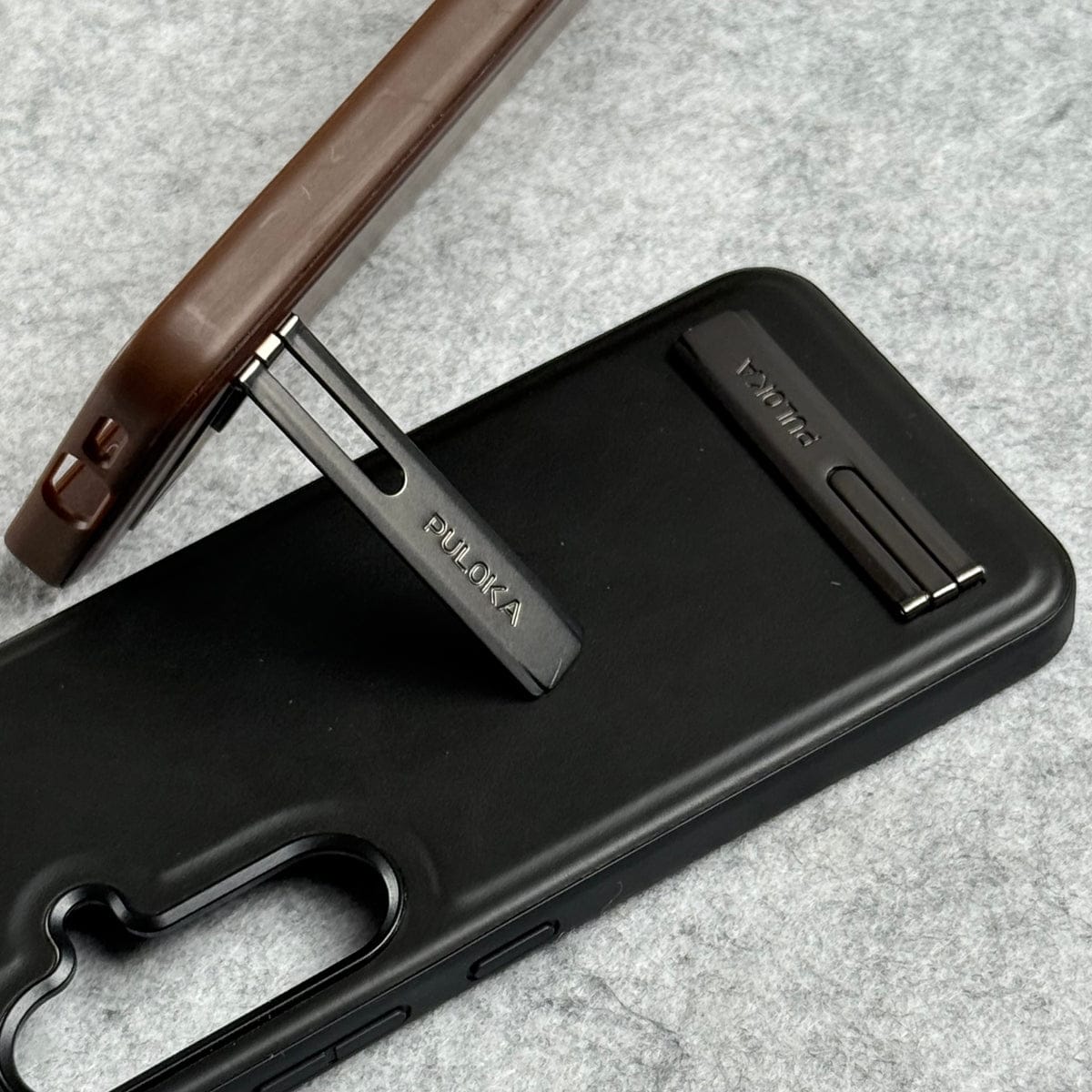 Samsung Galaxy S25FE Full PU Leather Inbuilt Stand Case Cover