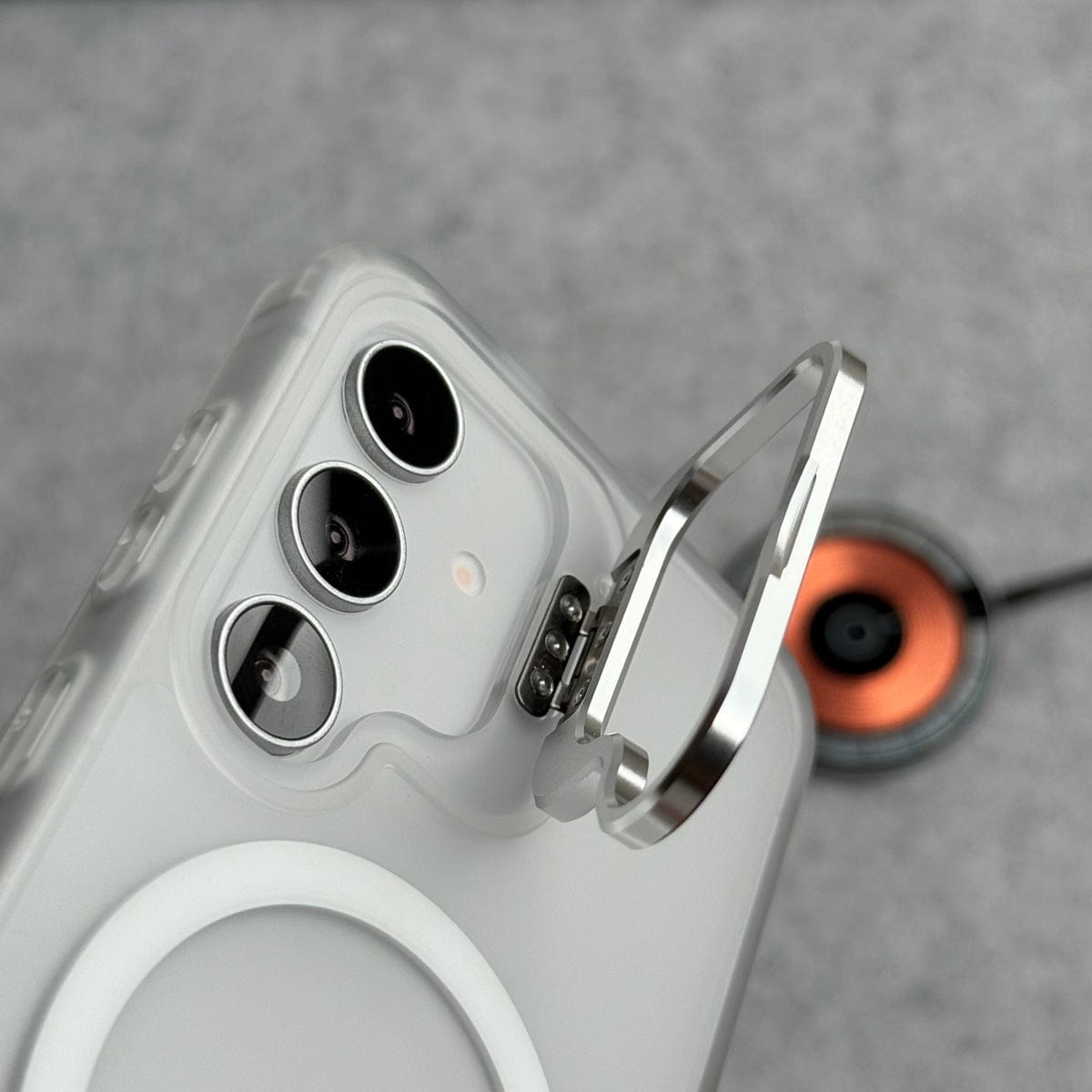 Samsung Galaxy S24 Smoke MagSafe Cover With Metal Camera Bump Kick Stand