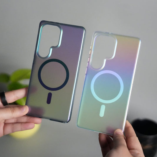 Galaxy S25 Ultra Holography Sparkly Shiny Case Magsafe Cover