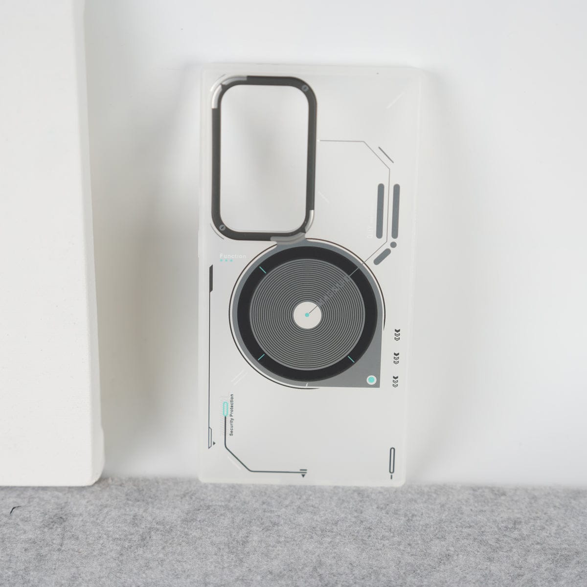 Galaxy S24 Ultra Matte Futuristic Design Magnetic MagSafe Charging Case