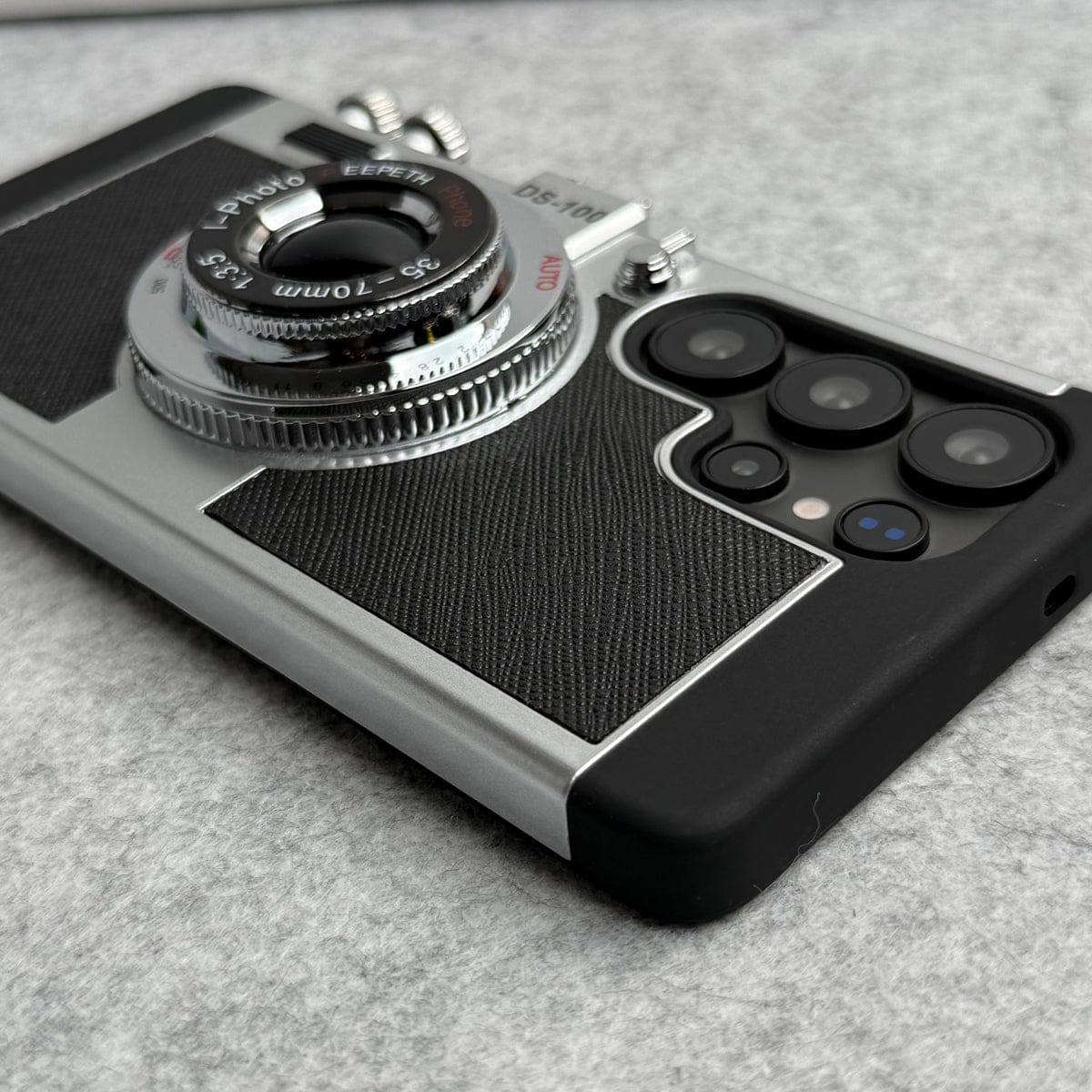Samsung Galaxy S26 Ultra 3D Retro Vintage Camera Case Cover