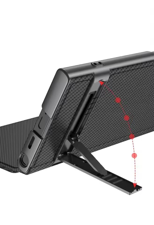 Samsung Galaxy S26 Ultra Flip Leather Bracket Card Holder Kick Stand Case
