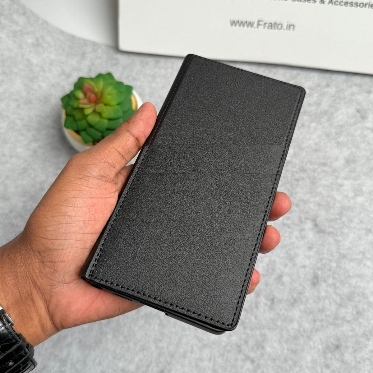 Samsung Galaxy S26 Ultra Flip Leather Bracket Card Holder Kick Stand Case